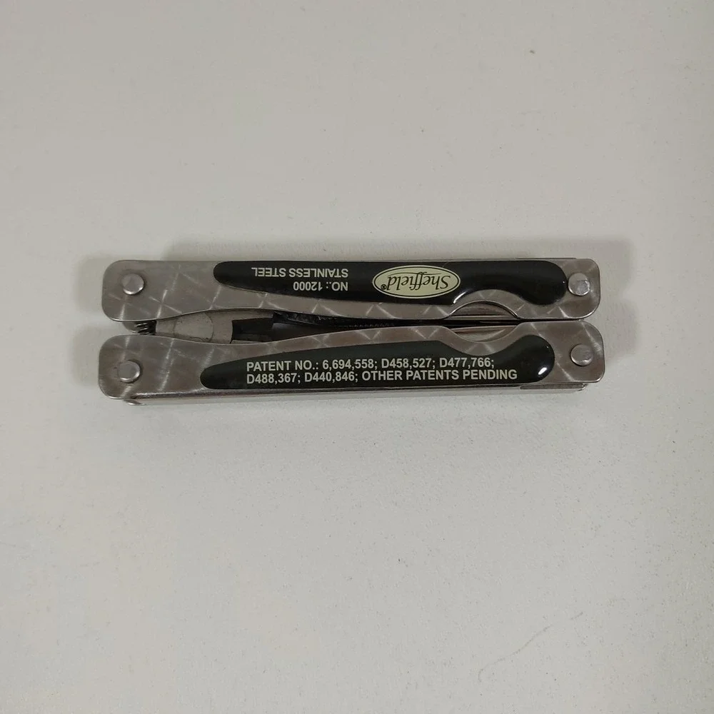 SHEFFIELD MODEL‎ 12000  STAINLESS STEEL FOLDING MULTI-TOOL